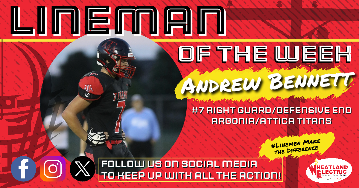 Lineman of the Week Argonia Attica Titans