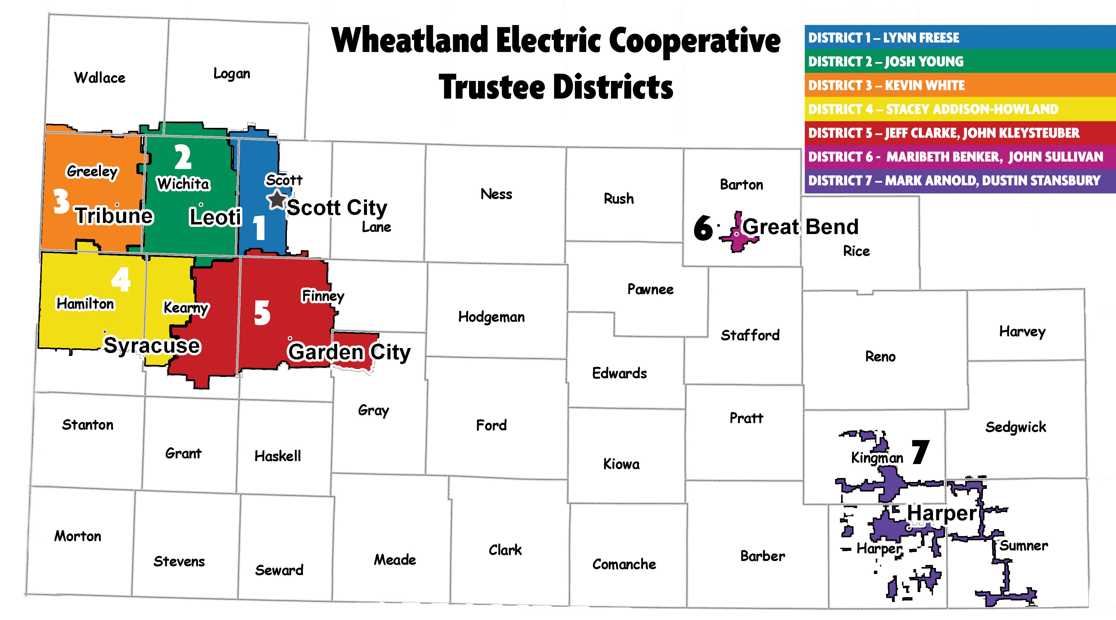 Wheatland District Map
