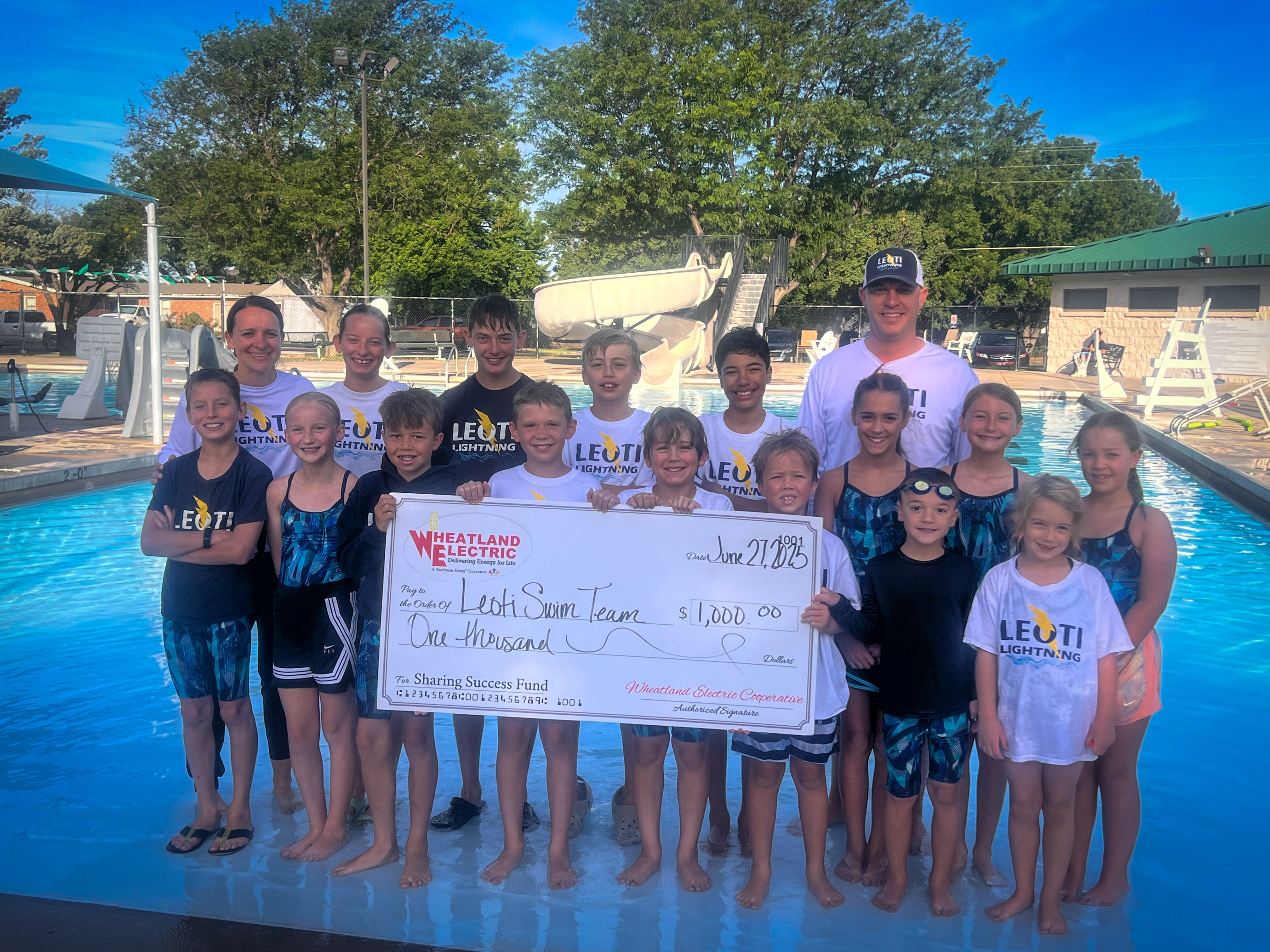 Leoti Swim Team 2025