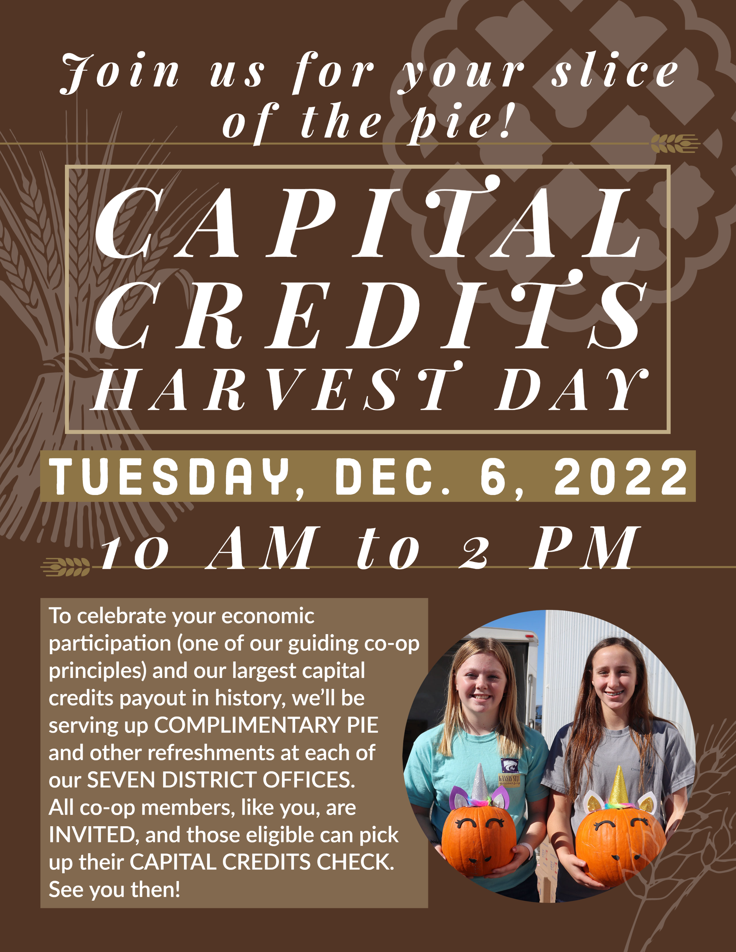 Capital Credits Harvest Day