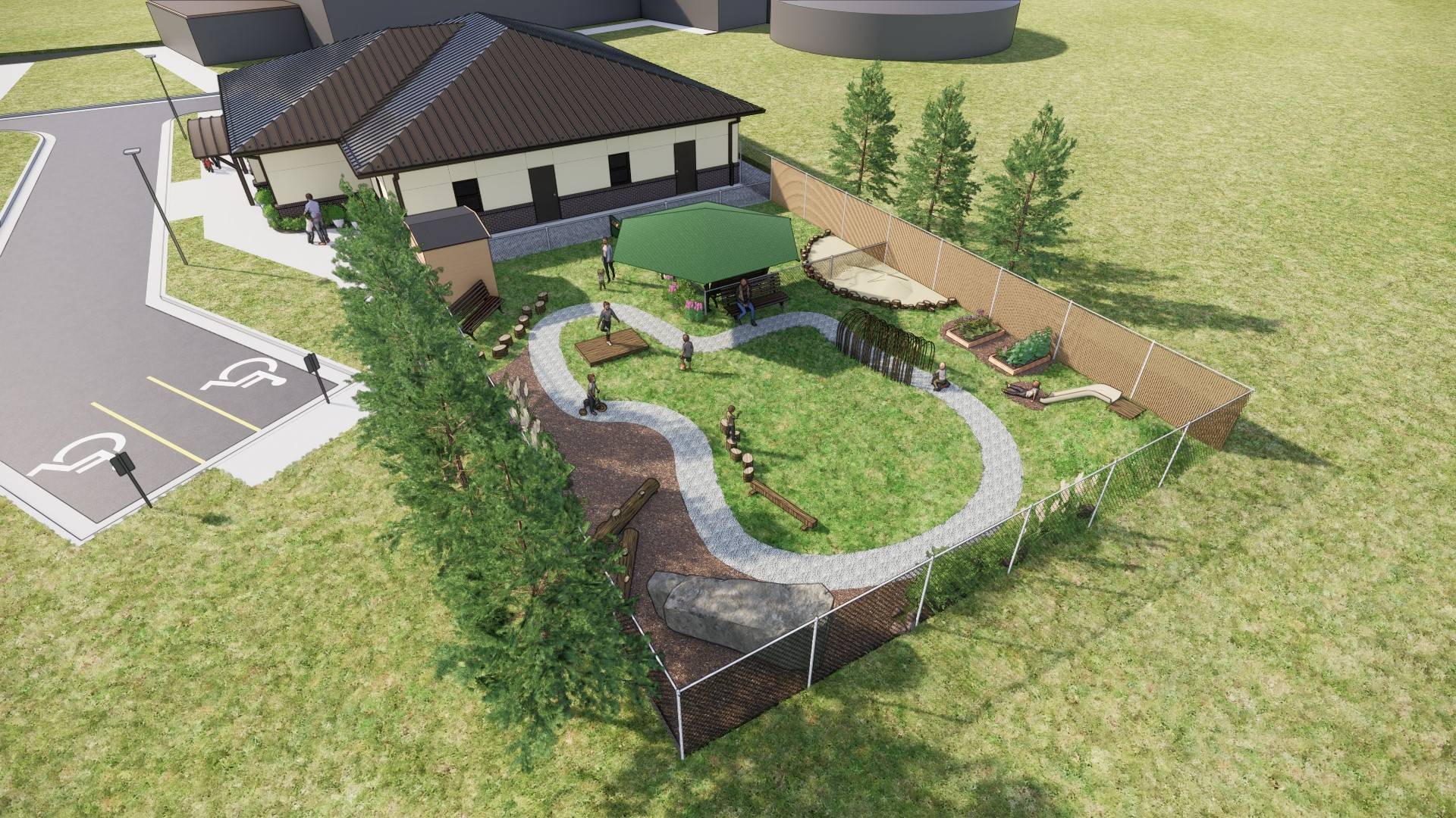 Sky view from Kraybill