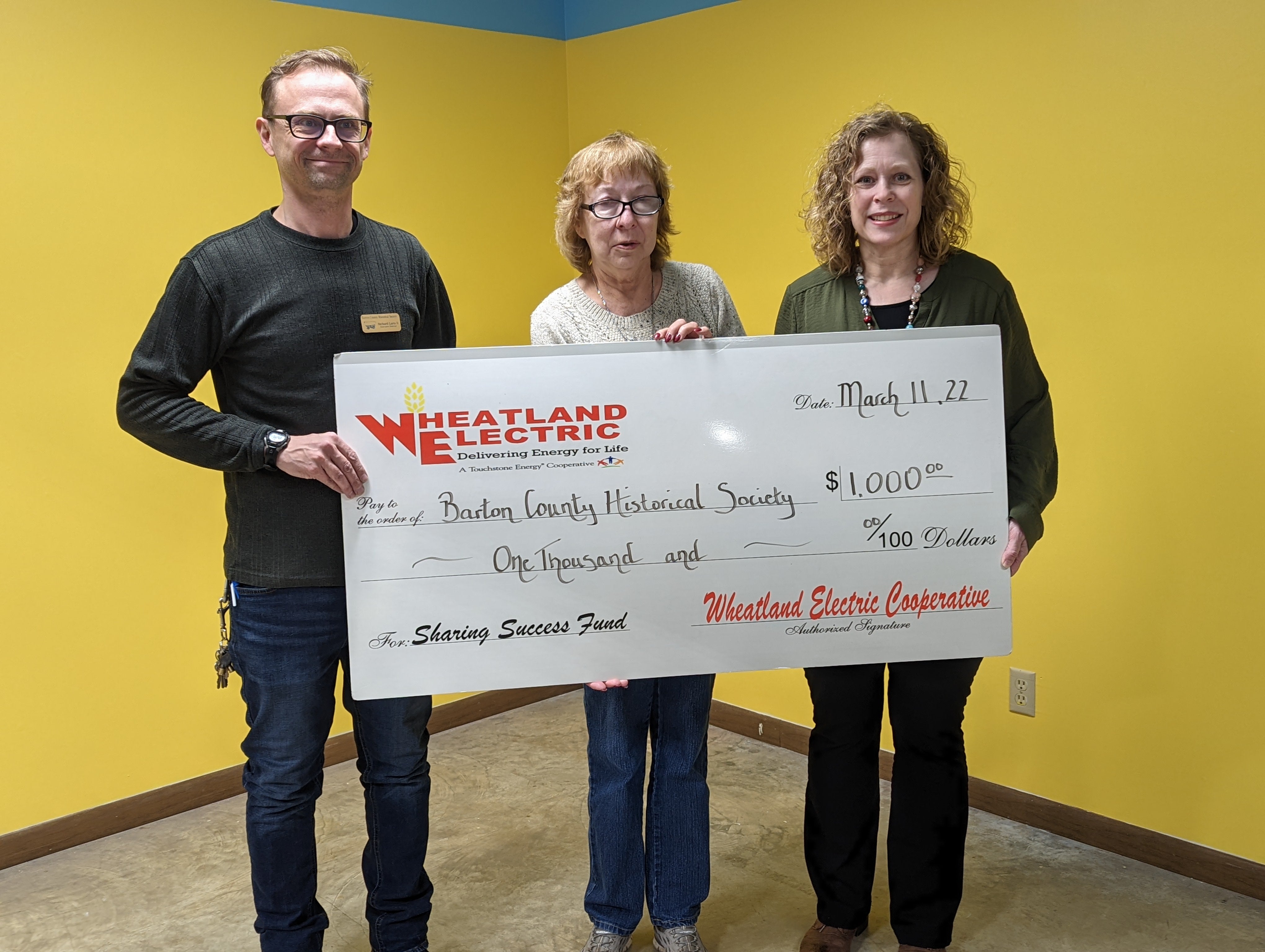 Barton County Historical Society Sharing Success