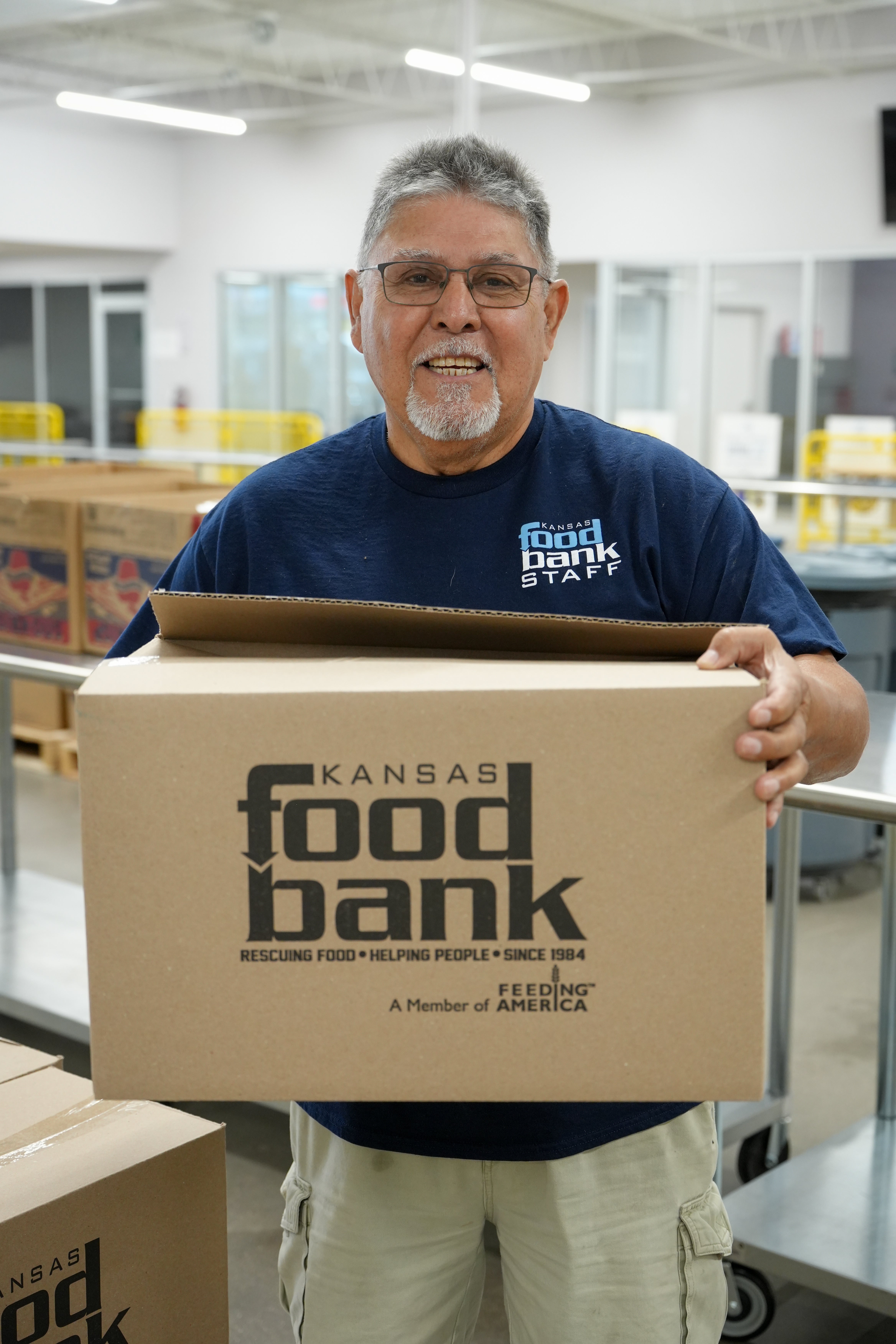 KS food bank warehouse manager