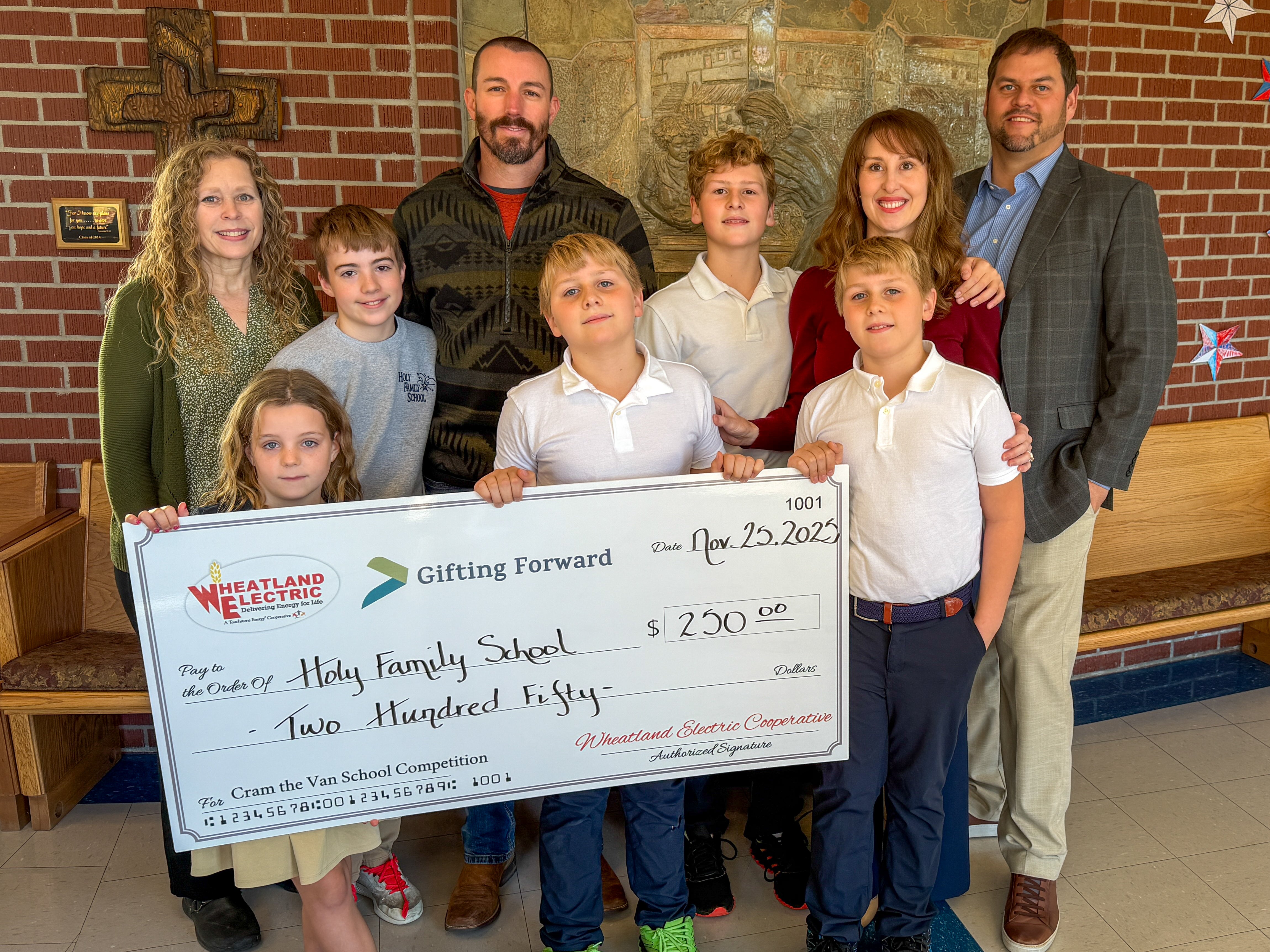 Holy Family School Great Bend 2025 Fourth Place