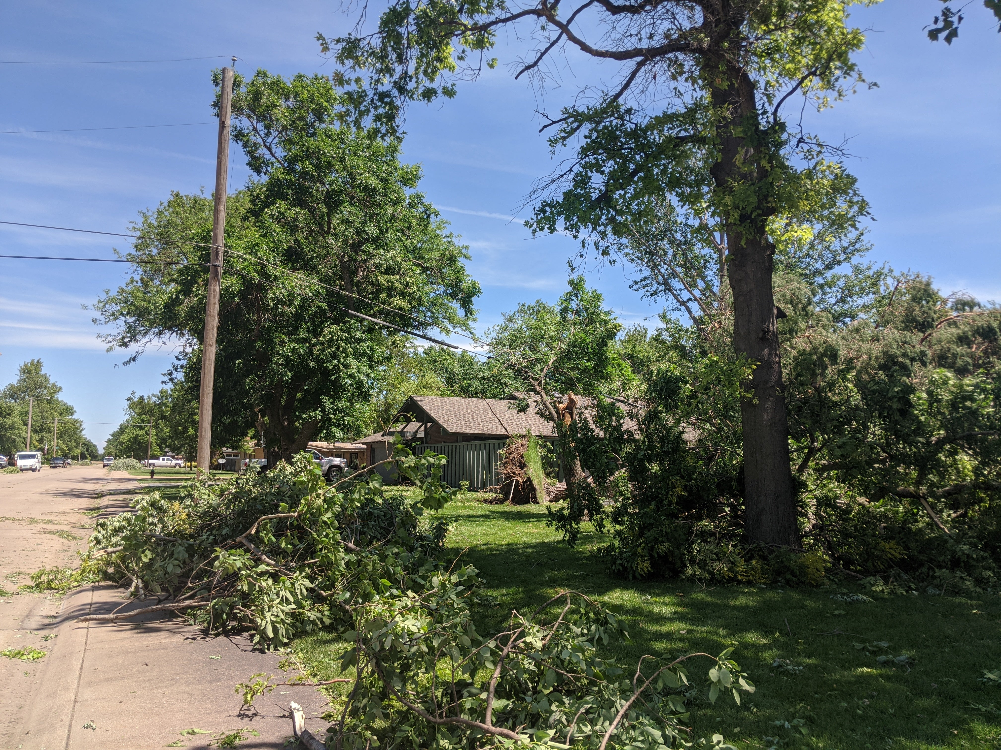 Winds whip great bend