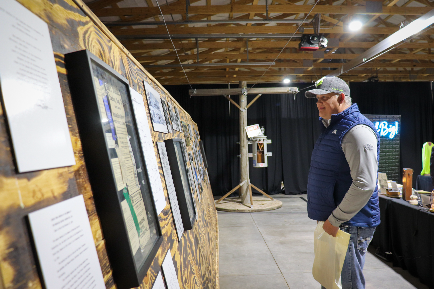 2023 Annual Meeting 75th historical display
