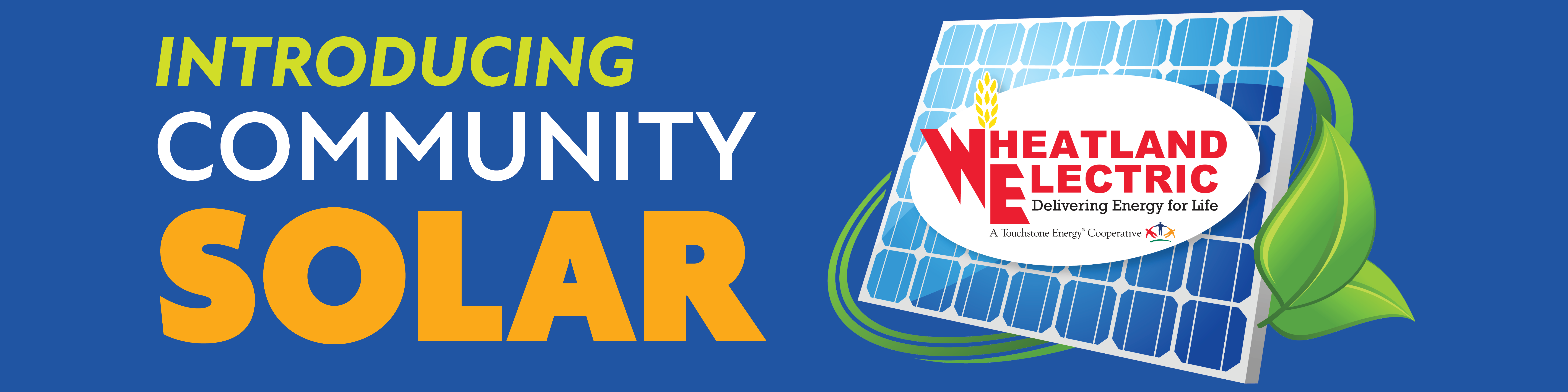 Community Solar Now Available!